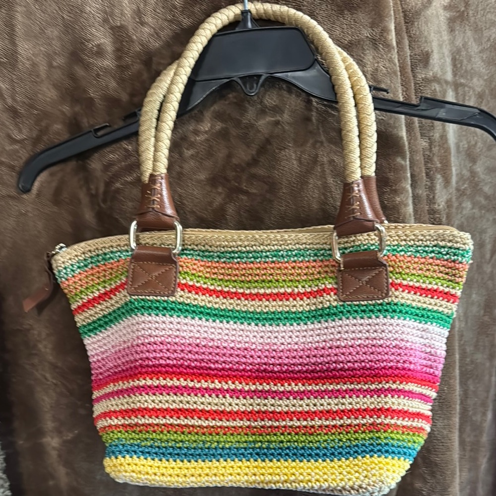 The Sak Colorful Striped Tote Bag